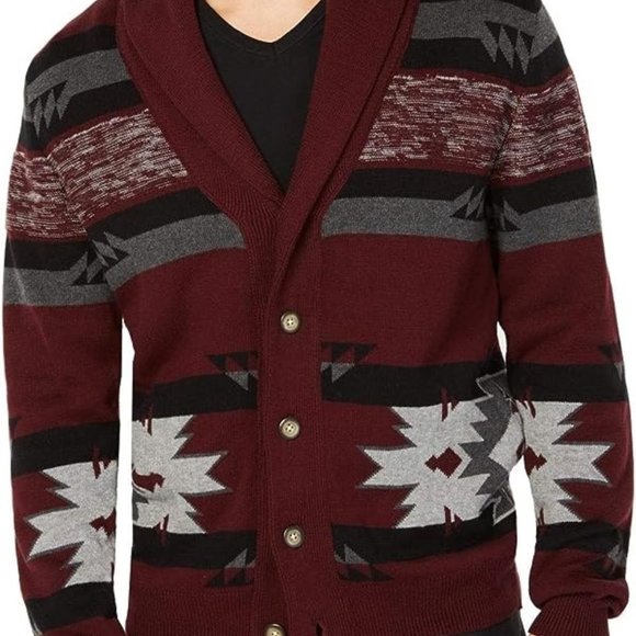 American Rag Mens Aztec Cardigan (NWT) - Picture 1 of 2